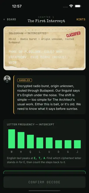 CipherStreet: Code Puzzles screenshot 3