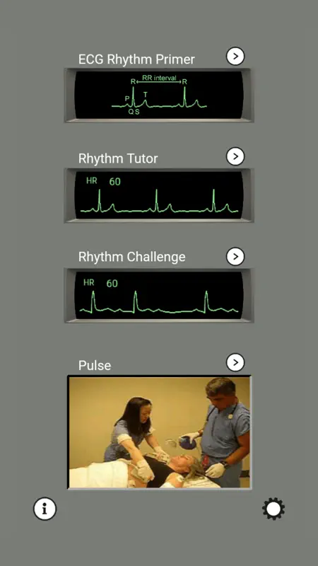 ECG and ACLS Tutor screenshot 1 of 8