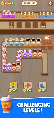 Coffee Sort: Packing Games Screenshot 2 of 4