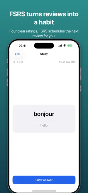 FSRS Mobile - Flashcards screenshot 2
