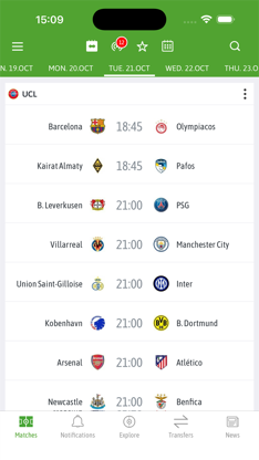 BeSoccer Plus screenshot 1