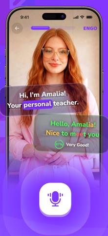 ENGO AI English Speaking Tutor iPhone screenshot