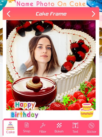 Name Photo On Cake - CakeSnap iPad screenshot