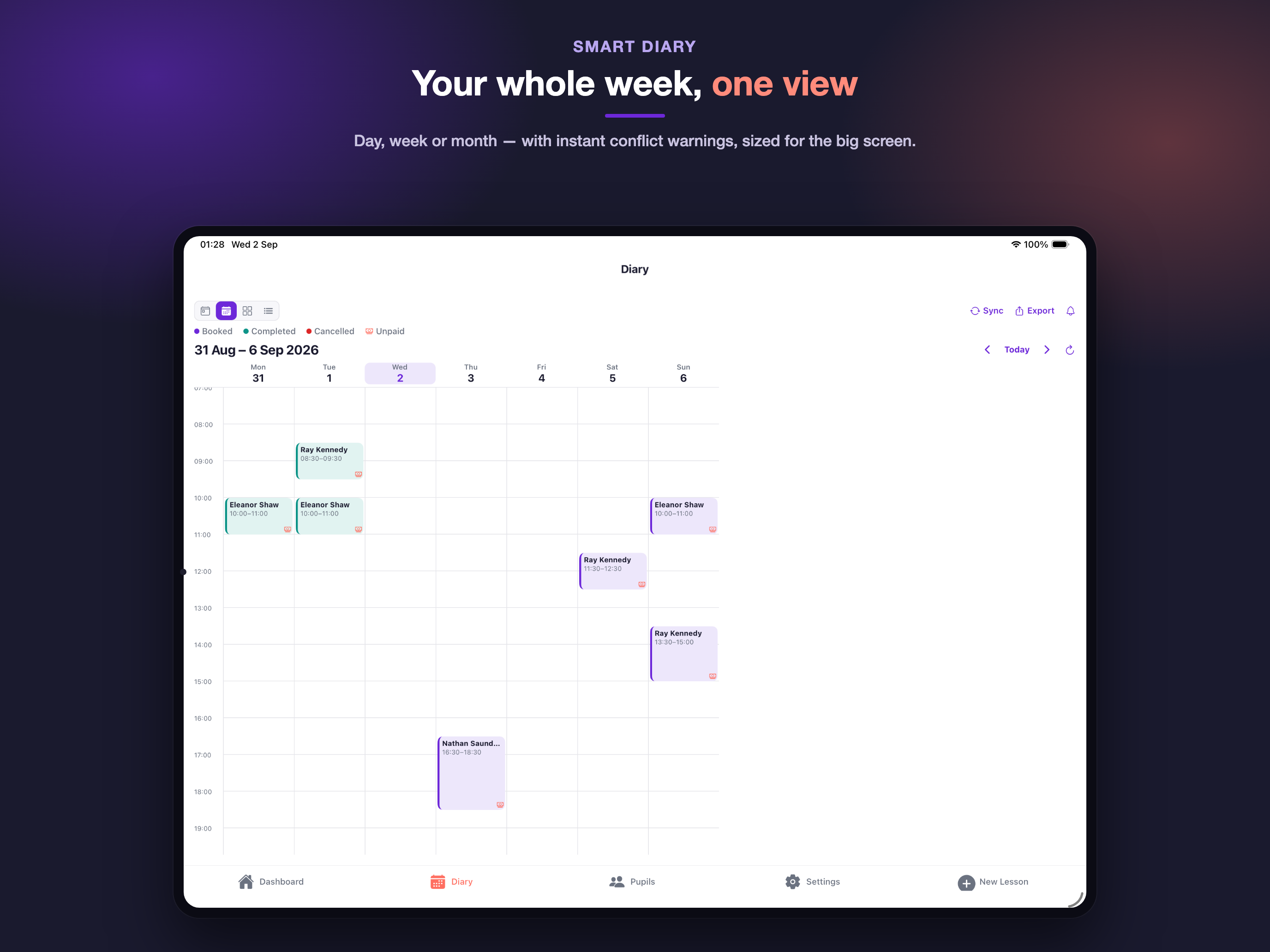 Lesson Diary Solo screenshot 11