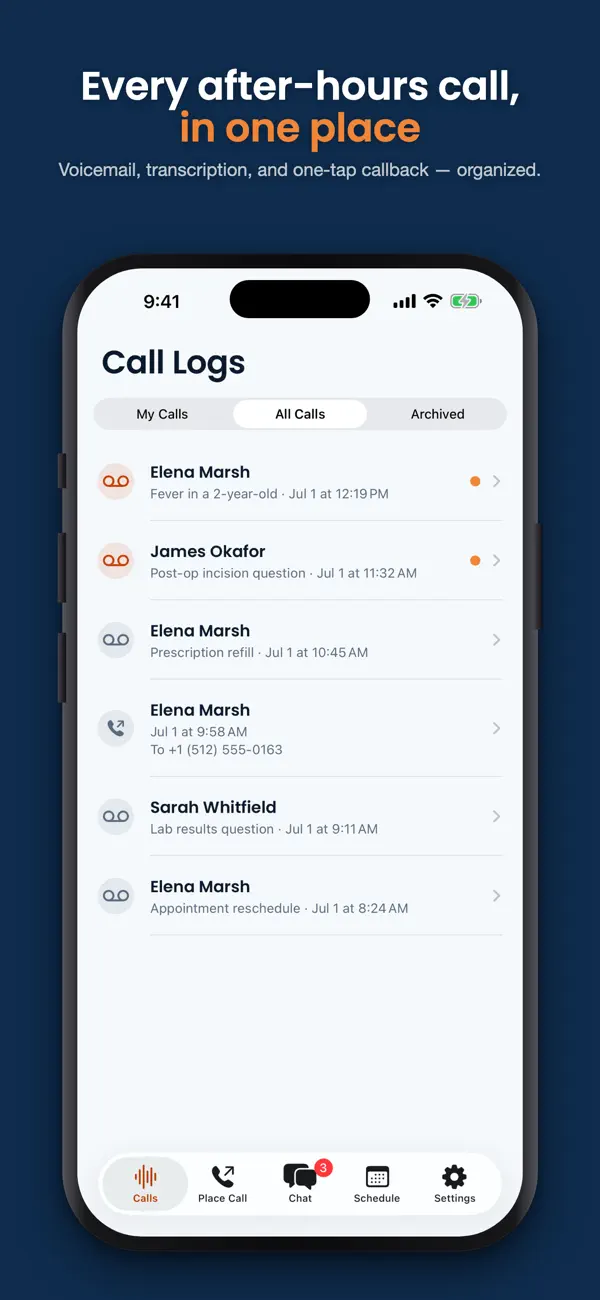 Screenshot #1 pour On Call Central