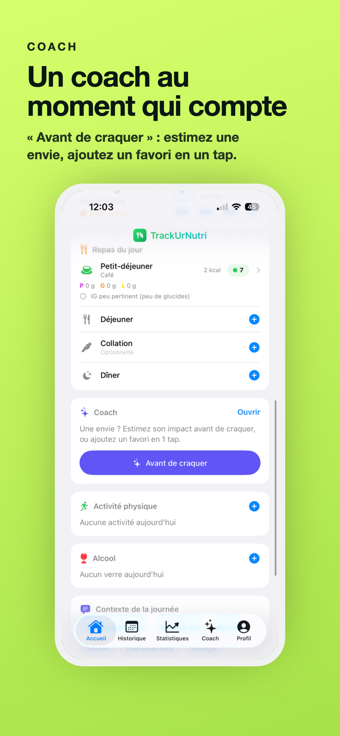 TrackUrNutri screenshot 2