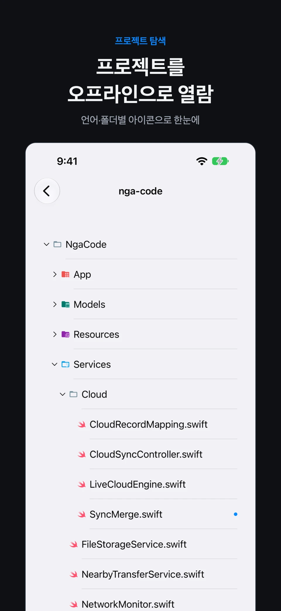 NGAcode screenshot