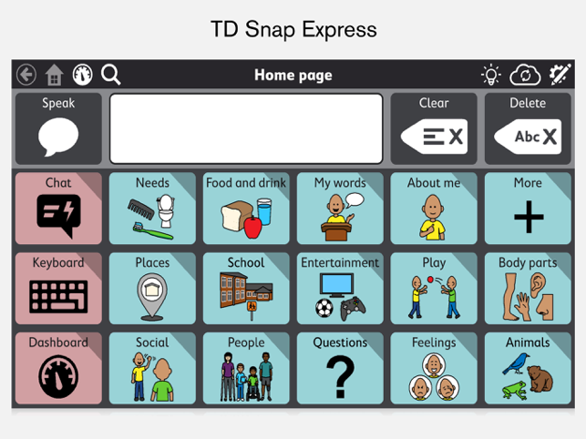 TD Snap® AAC Legacy Screenshot