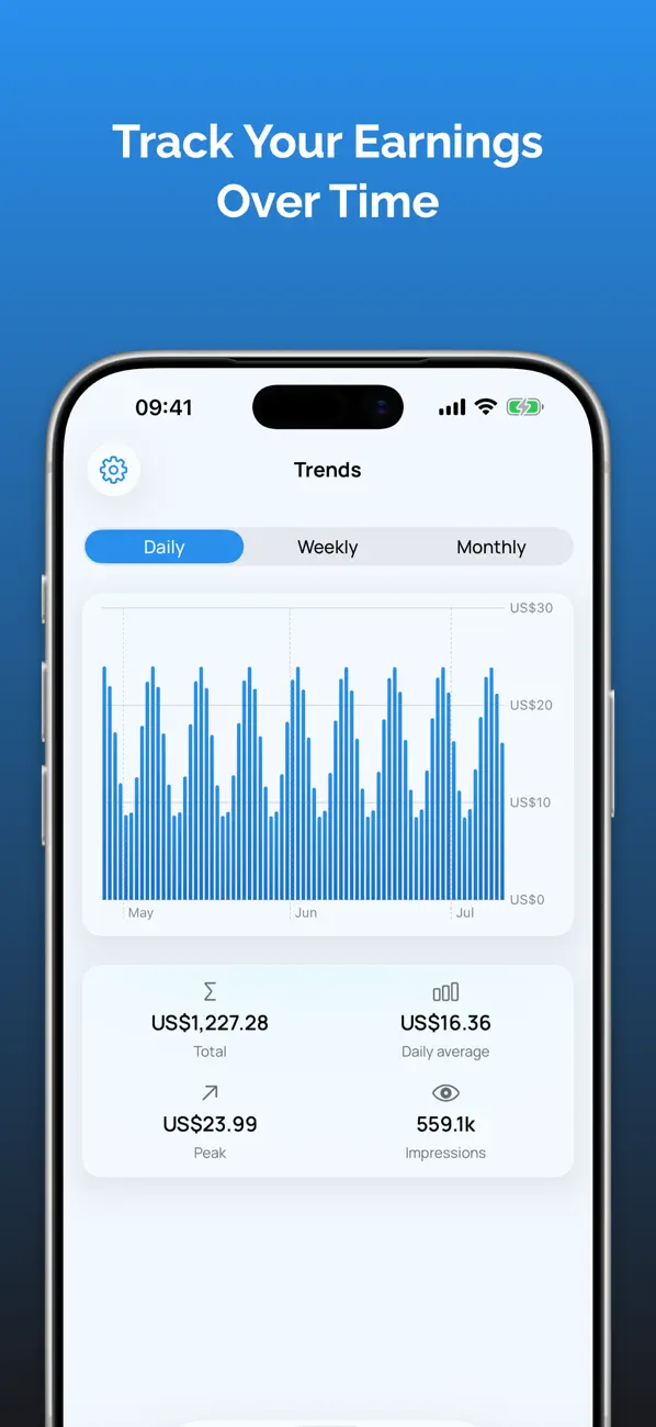 Screenshot #2 pour Adrevio — AdMob Earnings