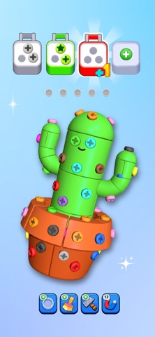 Screwdoku : 3D Screw Puzzle iPhone screenshot