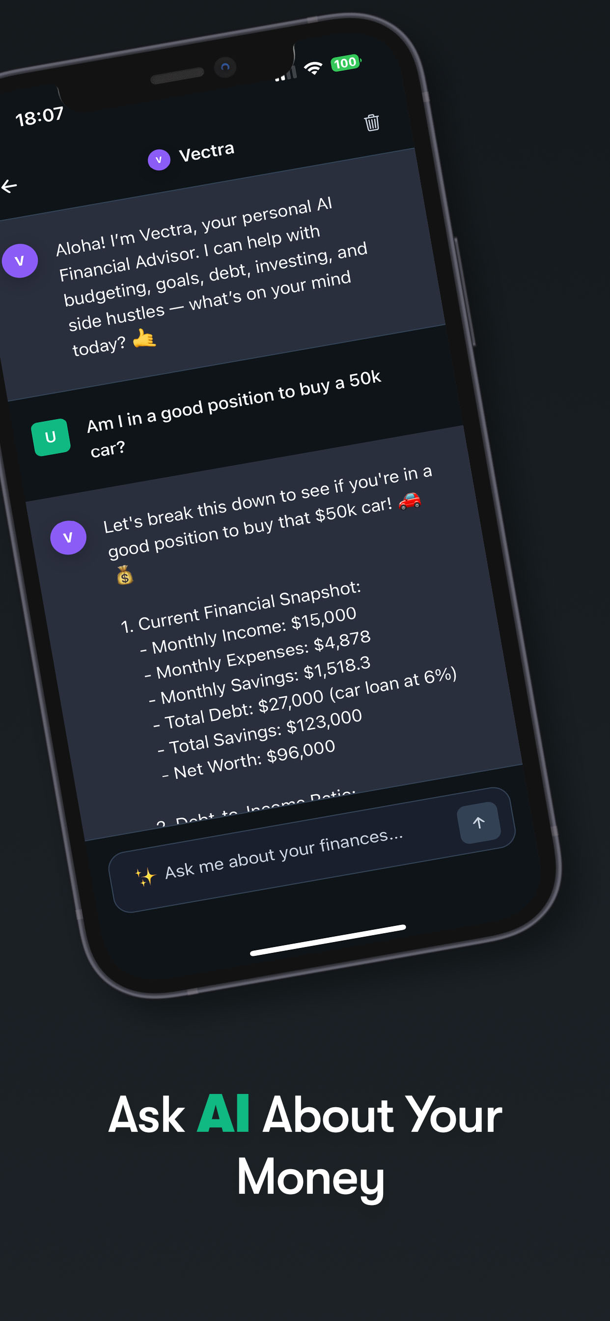 VectorFi: AI Expense Tracker