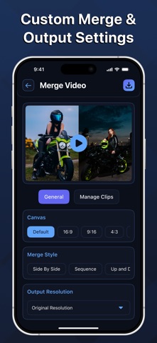 Video Merge-Video Joiner iPhone screenshot