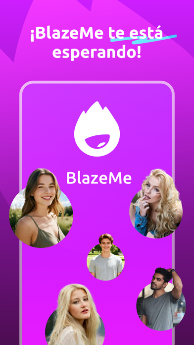 BlazeMe - Friends online iPhone screenshot 1