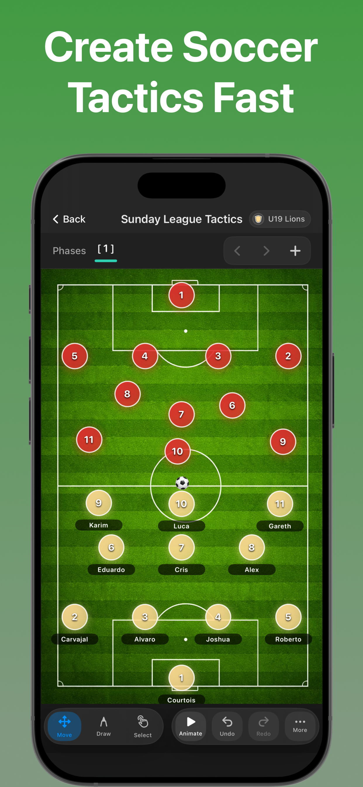 Soccer Coach Tactic Board: VA