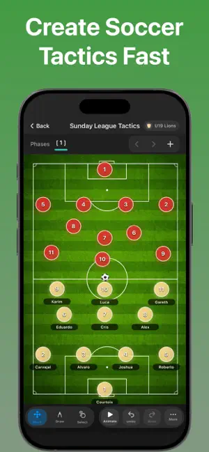 Soccer Coach Tactic Board: VA screenshot 1