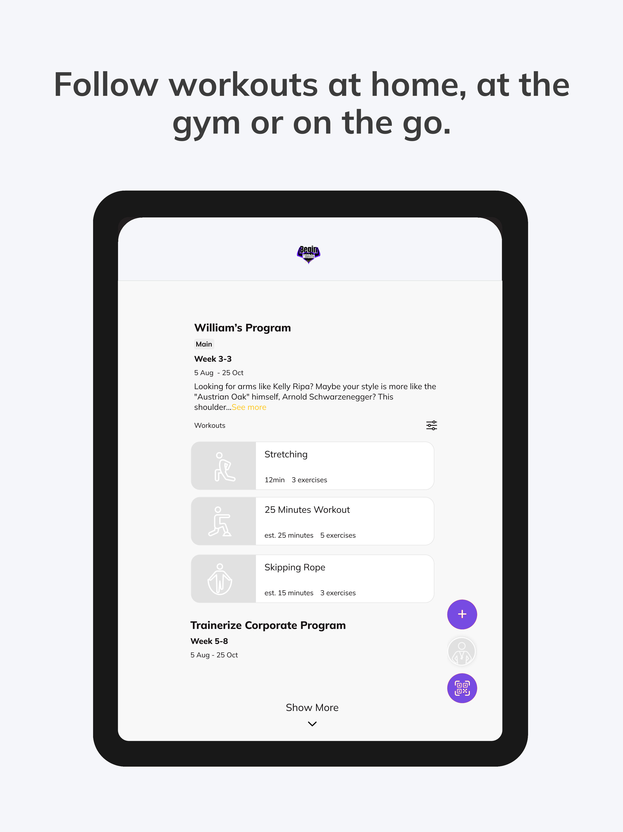 Begin Within Fitness screenshot 9