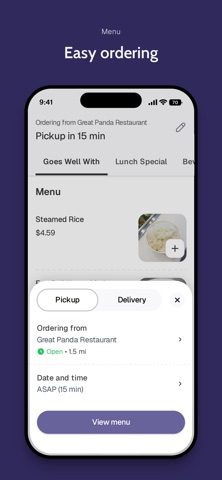 Great Panda To Go Now iPhone screenshot
