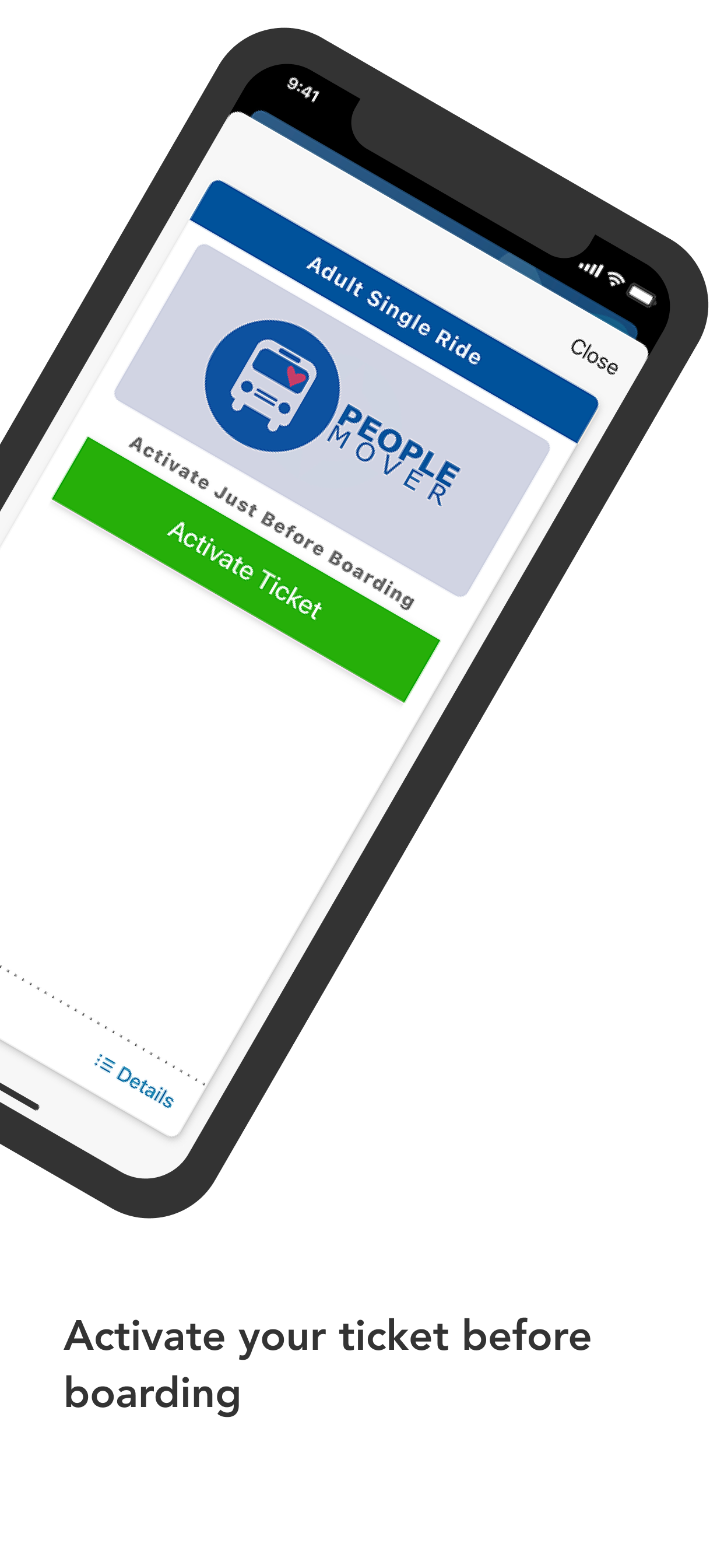 People Mover mTicket screenshot 5