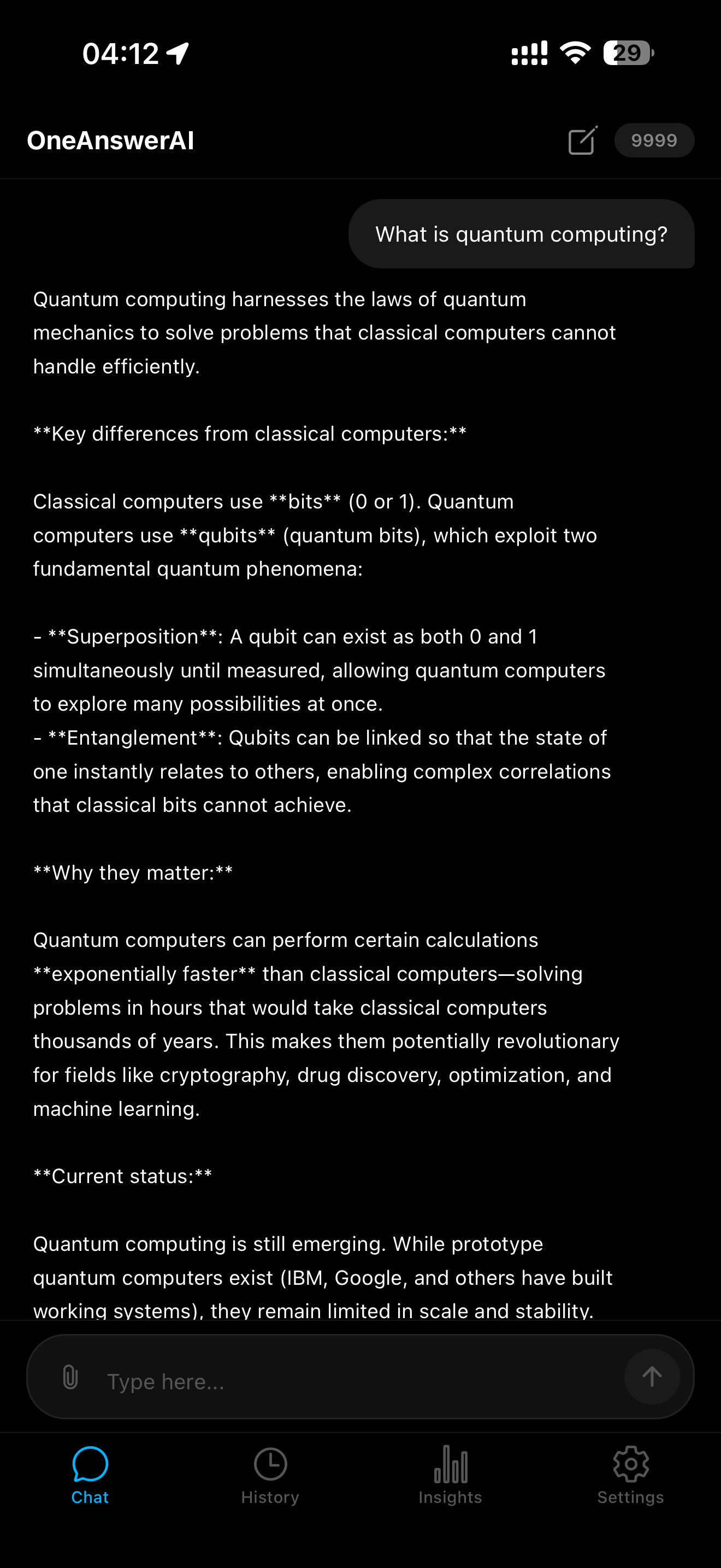 OneAnswerAI screenshot 3
