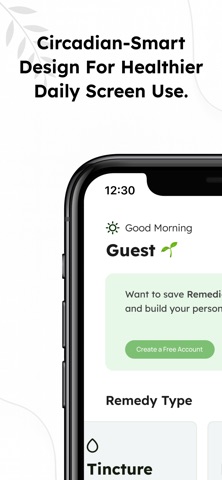 The Natural Remedies App iPhone screenshot