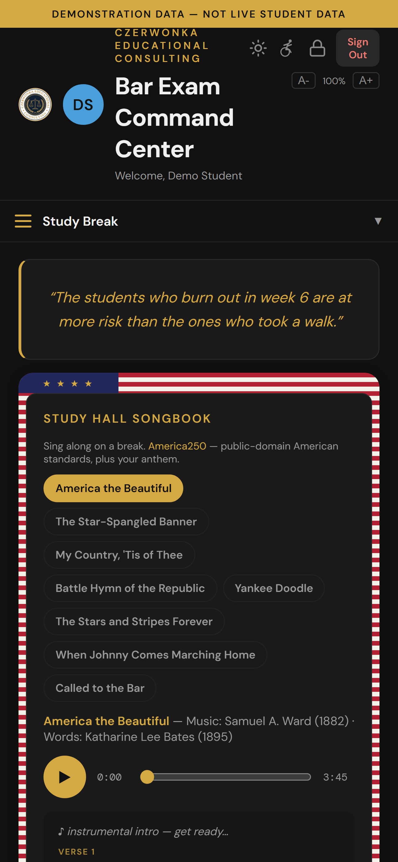 Bar Exam Command Center screenshot 6