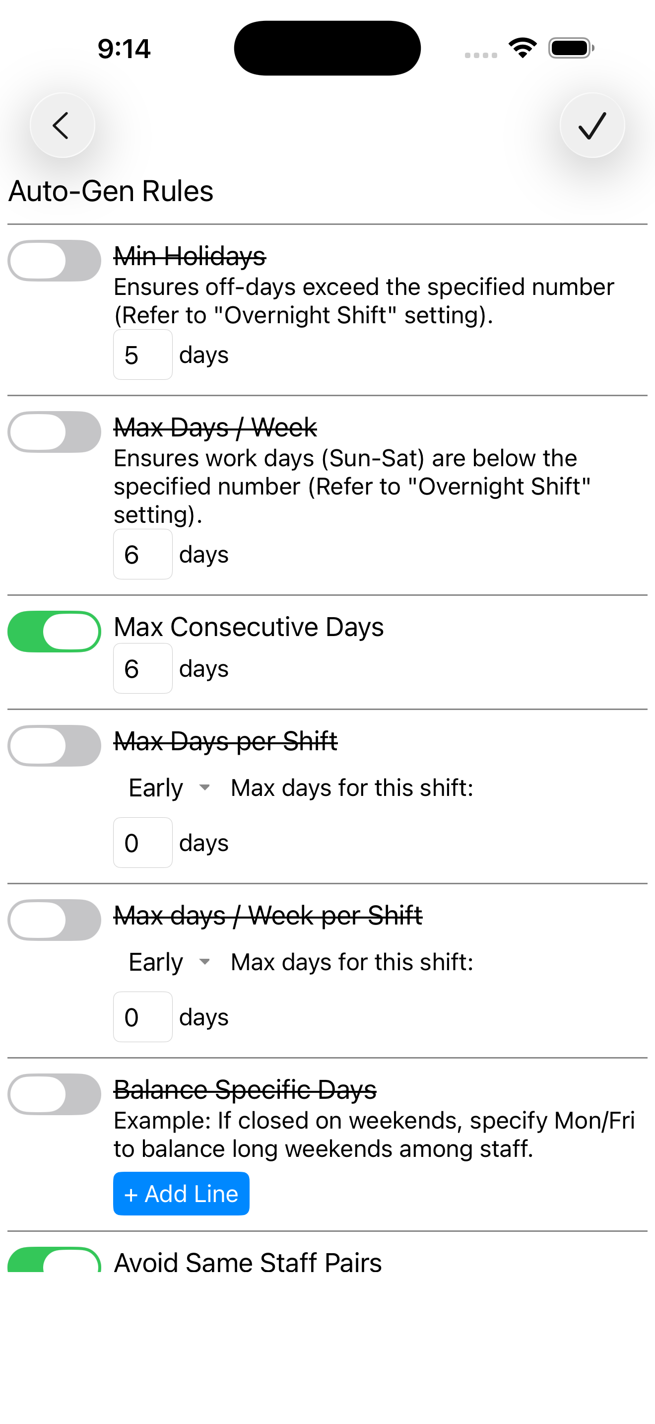 Shift Scheduler: Smart Roster screenshot 4