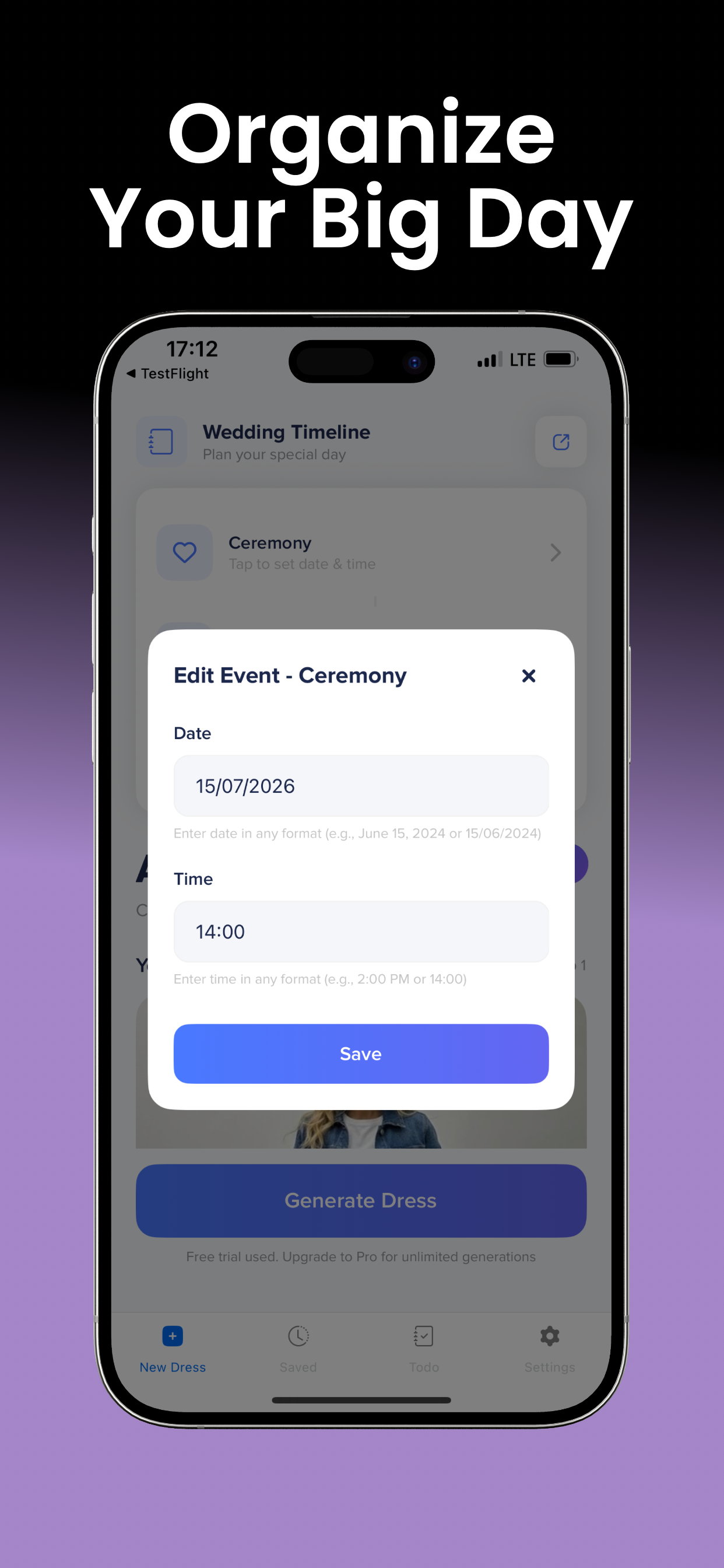 AI Wedding: Planner & Dress