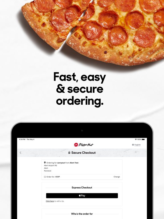 Pizza Hut Canada iPad screenshot 4