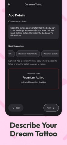 InkflowAi - AI Tattoos Maker screenshot