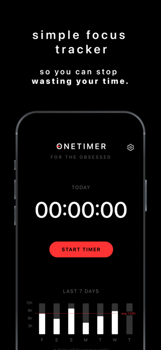 OneTimer - Focus App Screenshot 1 of 5