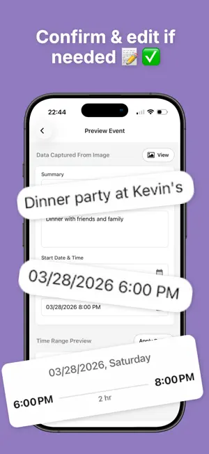 Photo to Calendar: Calensnap screenshot 4