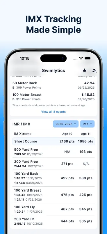 Swimlytics screenshot 4 of 10