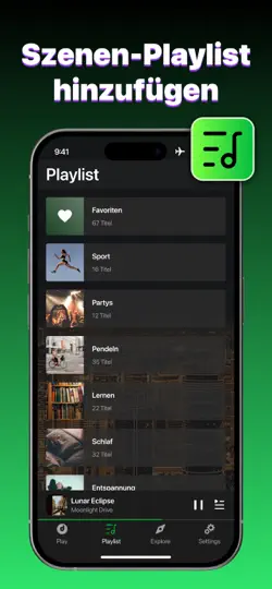Screenshot von Offline-Musikplayer auf dem iPhone 4