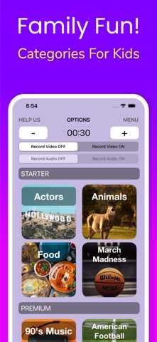 Heads Up For Kids & Family iPhone screenshot