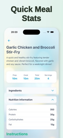 Sprout AI - Healthy Recipes screenshot