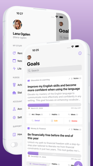 Goal Planner PRO Screenshot