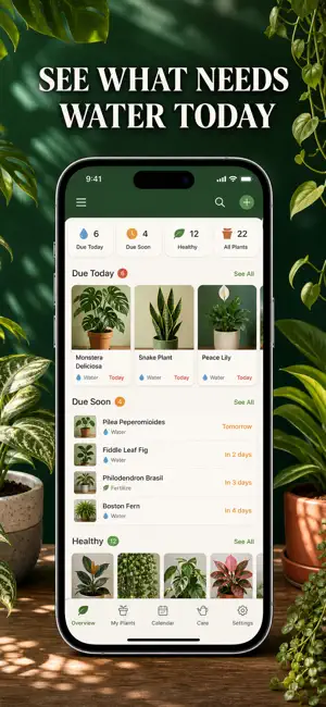 Plant Care: Watering Tracker screenshot 1