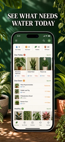 Plant Care: Watering Tracker Screenshot 1 of 10