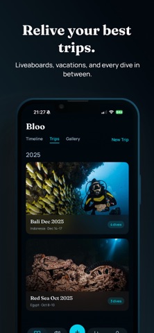 Bloo: Scuba Dive Log Screenshot 5 of 10