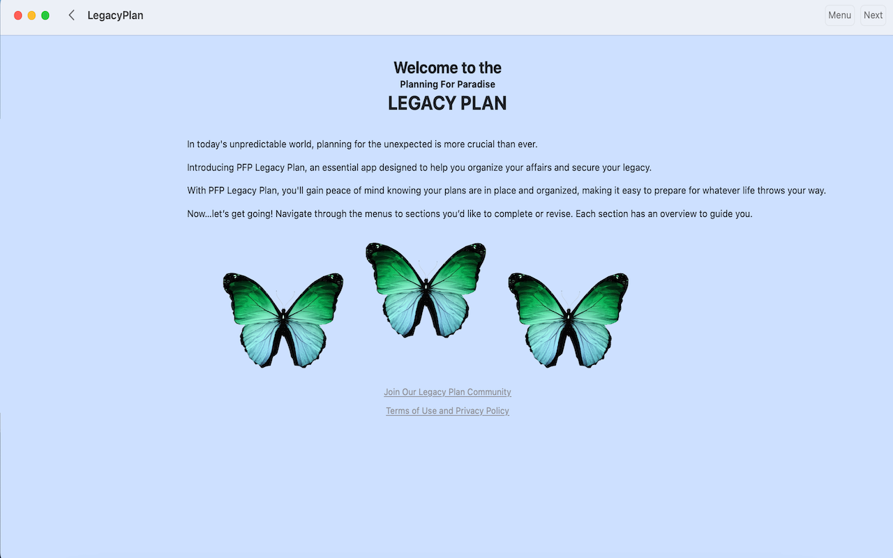 Legacy Plan screenshot 9