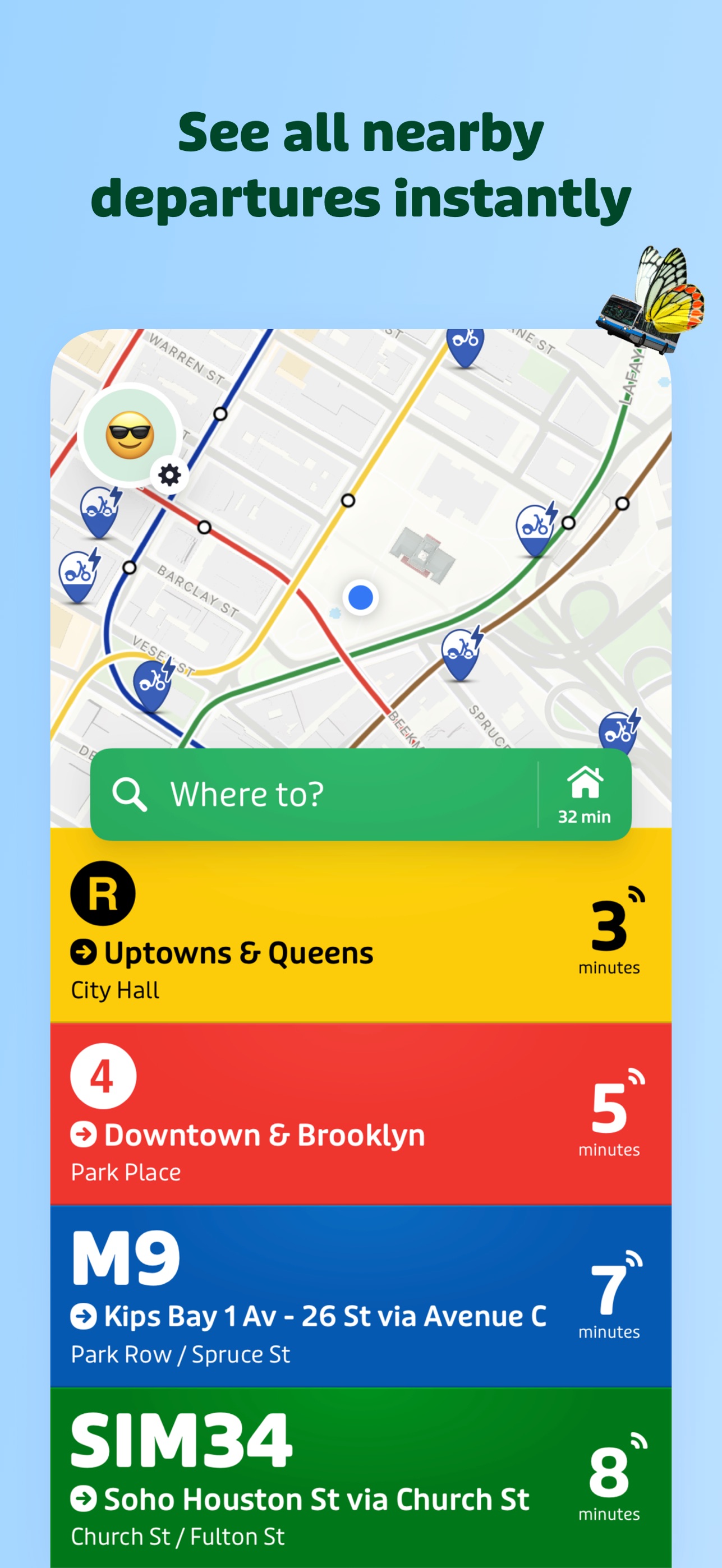 Transit • Subway & Bus Times screenshot 1