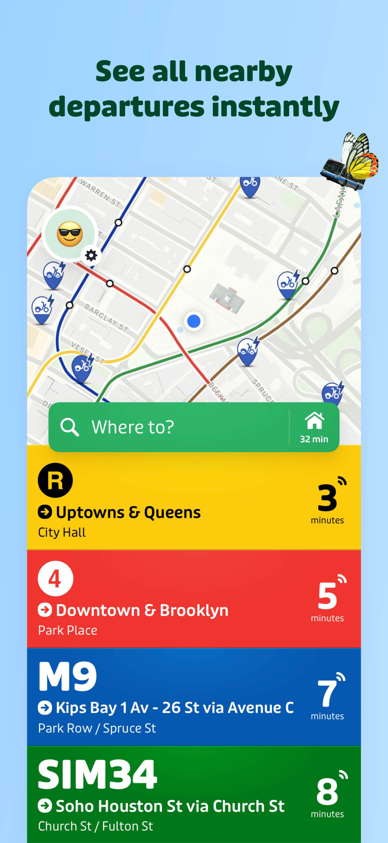 Transit • Subway & Bus Times