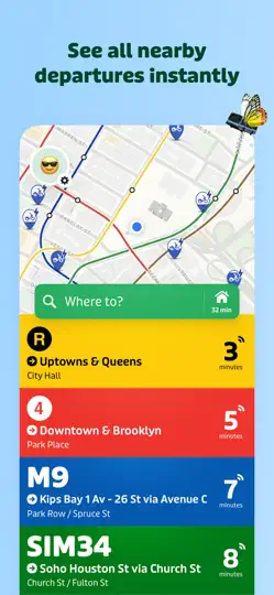 Transit • Subway & Bus Times iPhone Screenshot 1