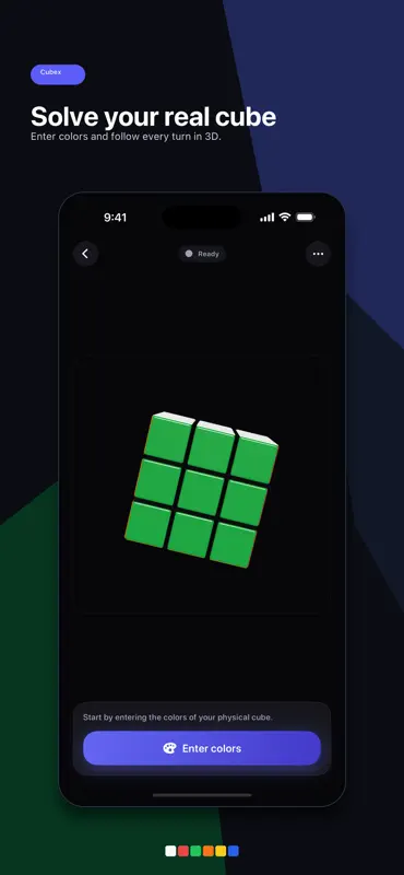 Cubex - ルービックキューブ 3Dソルバー screenshot 1 of 6