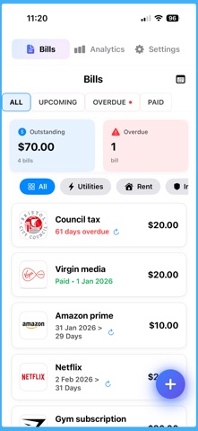 Bill Remind Screenshot 1 of 5