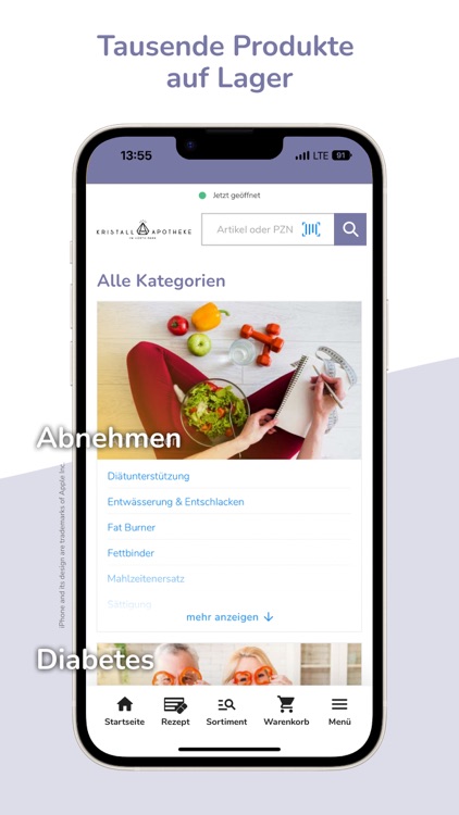 Kristall Apotheke E-Rezept App