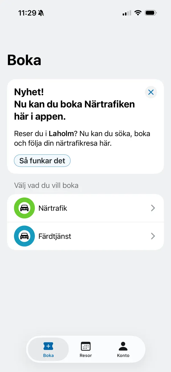 Screenshot #2 pour Hallandstrafiken Serviceresan