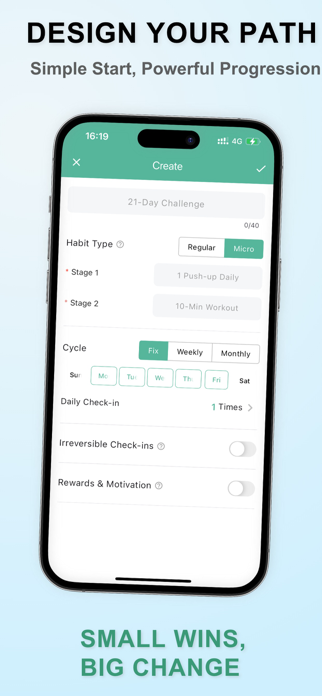 LifeHabit - Tiny Habit Builder Screenshot 3 of 4