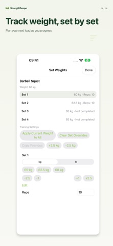 StrengthTempo: Rep Timer Screenshot 4 of 6