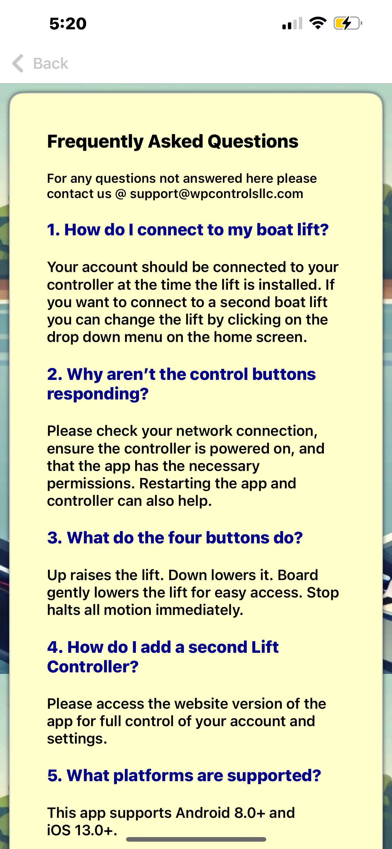 ICON Boat Lift Controller screenshot 4